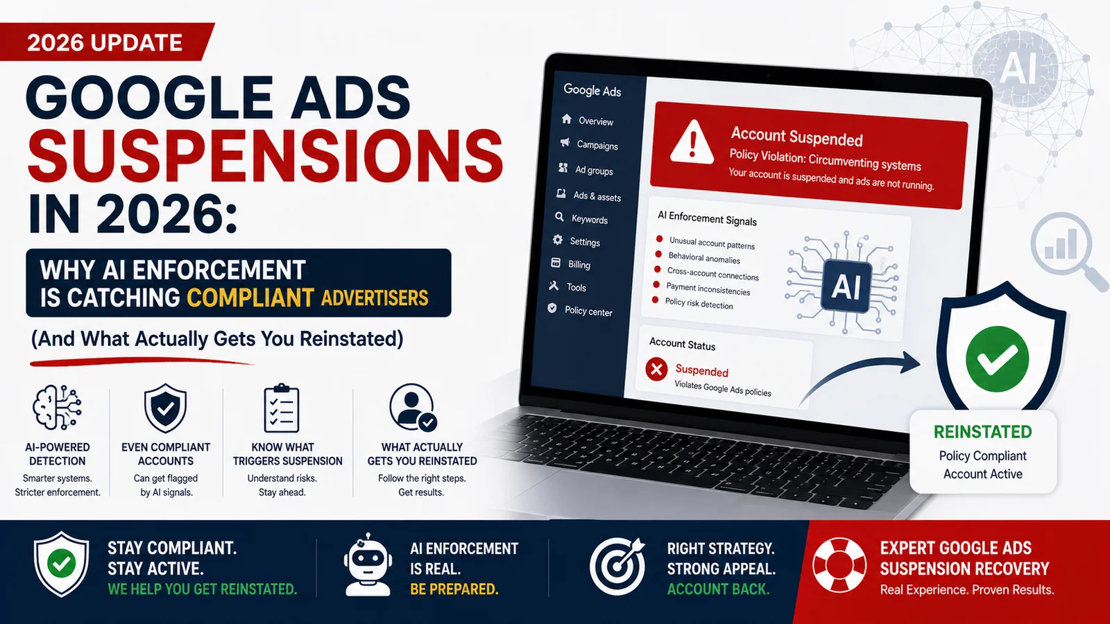 Google Ads Suspensions in 2026